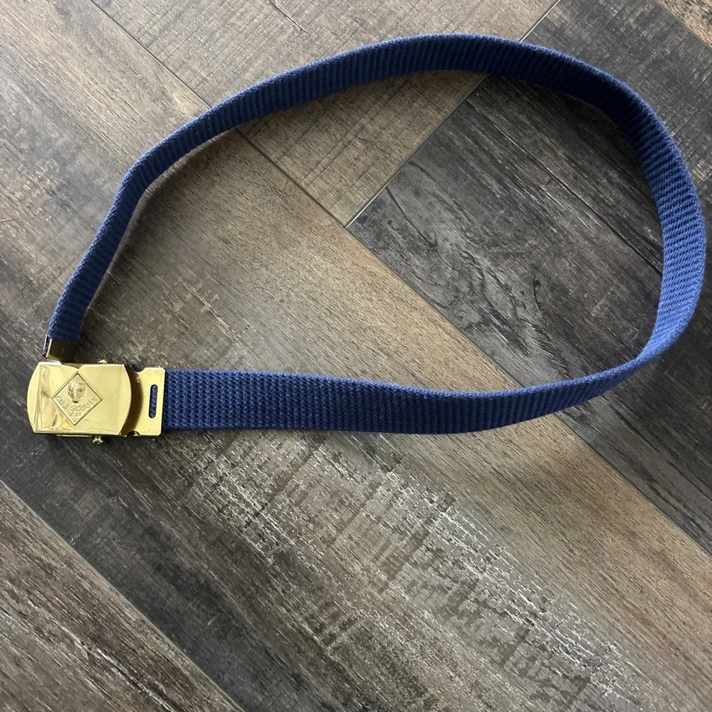 BSA Cub Scout Belt w/ Brass Buckle